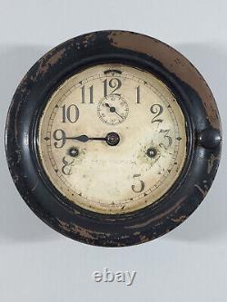 Vintage Seth Thomas WWII Maritime Navy Bakelite Ships Clock Key Parts/Repair