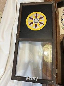 Vintage Seth Thomas Wall Clock Wooden/Glass Case No clock parts Case as shown