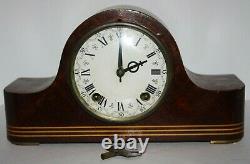 Vintage Seth Thomas Wind-Up 8 Day Mantle Clock 12 Wide, 7 Tall READ