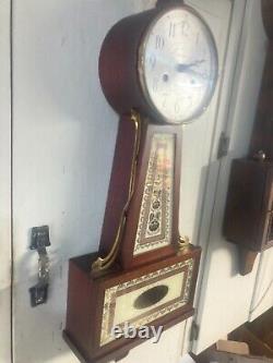 Vintage Seth Thomas Windup Chime Pendulum Banjo Wall Clock Working