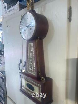 Vintage Seth Thomas Windup Chime Pendulum Banjo Wall Clock Working