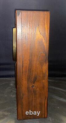 Vintage Seth Thomas Wood Shelf Mantle Clock Does not Work