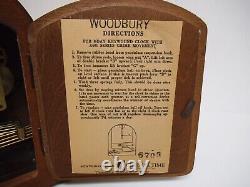 Vintage Seth Thomas Woodbury 8 Day Westminster Strike Chime Mantle Clock