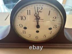 Vintage Seth Thomas Woodbury Westinster Chime 8 Day Mantle Clock German Movement