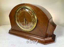 Vintage Seth Thomas mantle clock #3695 Electric Keeps Time 1930's serviced