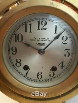 Vintage Seth Thomas ship clock pat cct 25 1921