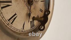 Vintage Seth Thomas ship's clock silvertone made in USA Thomaston Conn