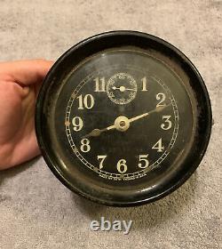 Vintage US Navy WWII Mark I Boat Clock Bakelite Case 12252. 1941 By Seth Thomas