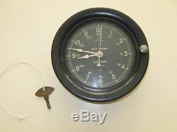Vintage USN WW2 Seth Thomas ships clock
