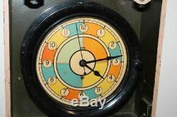 Vintage Very Rare Seth Thomas Usaaf Wwii Sector Clock Nice & Original W. E. Case