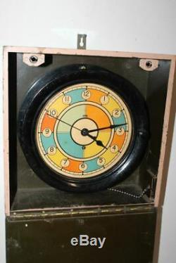 Vintage Very Rare Seth Thomas Usaaf Wwii Sector Clock Nice & Original W. E. Case