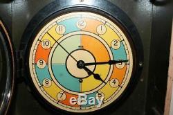 Vintage Very Rare Seth Thomas Usaaf Wwii Sector Clock Nice & Original W. E. Case