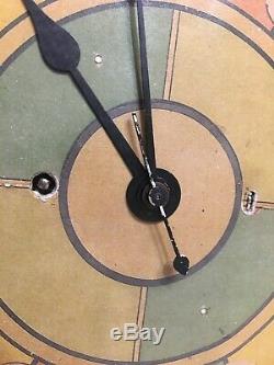 Vintage WWII Seth Thomas Ships Clock With 8 Dial Sector Clock Second Sweep