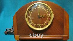 Vintage Working Seth Thomas Electric Art Deco 13.5 Mantle Clock