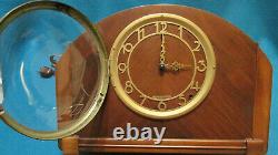 Vintage Working Seth Thomas Electric Art Deco 13.5 Mantle Clock