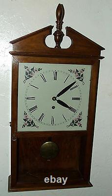 Vintage Working Seth Thomas Time Only Handmade 8 Day Mantel Shelf Clock c. 1974