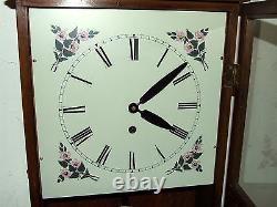 Vintage Working Seth Thomas Time Only Handmade 8 Day Mantel Shelf Clock c. 1974