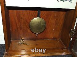 Vintage Working Seth Thomas Time Only Handmade 8 Day Mantel Shelf Clock c. 1974