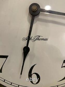 Vntg Seth Thomas Wall Clock Pendulum And Chimes 487529 Tally Industries 1983 See