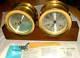 Vtg Brass Seth Thomas Corsair Maritime Navy Time Ships Clock/barometer 1004-000