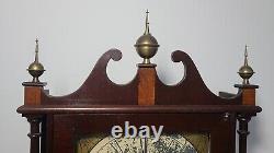 Vtg Replica 60s SETH THOMAS PILLAR AND SCROLL SHELF CLOCK
