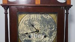 Vtg Replica 60s SETH THOMAS PILLAR AND SCROLL SHELF CLOCK