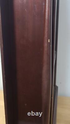 Vtg Replica 60s SETH THOMAS PILLAR AND SCROLL SHELF CLOCK