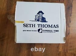 Vtg Seth Thomas 8-Day Legacy-3W & Legacy-IV Mantle Clock Westminster Chime