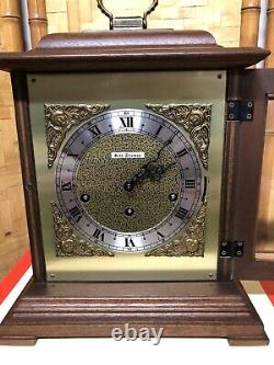 Vtg Seth Thomas 8-Day Legacy-3W & Legacy-IV Mantle Clock Westminster Chime MINT
