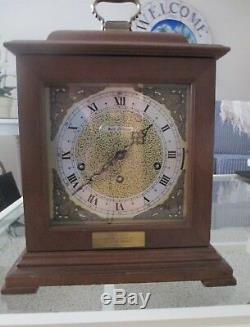 Vtg Seth Thomas Bracket Clock with Westminster Chimes Runs Strikes & Chimes