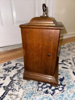 Vtg Seth Thomas Legacy IV Westminster Chime with Key Wound Mantle Clock, WORKS
