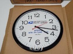 Vtg USPS United States Postal Service Advance New Orleans Seth Thomas Wall Clock