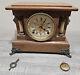 Working! 1903 Antique Seth Thomas Amstel Adamantine 8 Day Mantle Clock #89