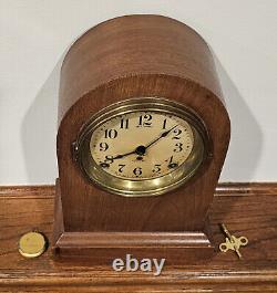 WORKING! ANTIQUE SETH THOMAS 8 DAY BEEHIVE MANTLE SHELF CLOCK Movement # 89