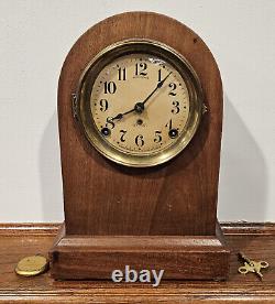 WORKING! ANTIQUE SETH THOMAS 8 DAY BEEHIVE MANTLE SHELF CLOCK Movement # 89