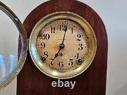 WORKING! ANTIQUE SETH THOMAS 8 DAY BEEHIVE MANTLE SHELF CLOCK Movement # 89