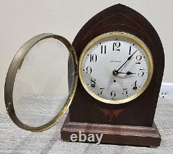 WORKING! ANTIQUE SETH THOMAS 8 DAY BEEHIVE MANTLE SHELF CLOCK Movement # 89