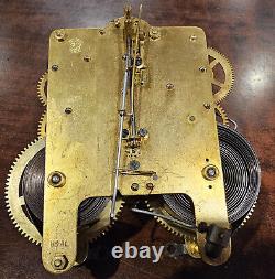 WORKING! ANTIQUE SETH THOMAS 8 DAY BEEHIVE MANTLE SHELF CLOCK Movement # 89