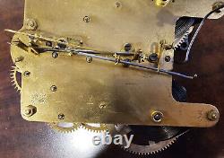 WORKING! ANTIQUE SETH THOMAS 8 DAY BEEHIVE MANTLE SHELF CLOCK Movement # 89