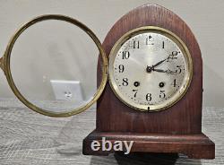 WORKING! Antique Seth Thomas 8 Day Beehive Mechanical Mantel Clock 120 Movement