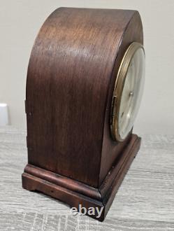 WORKING! Antique Seth Thomas 8 Day Beehive Mechanical Mantel Clock 120 Movement