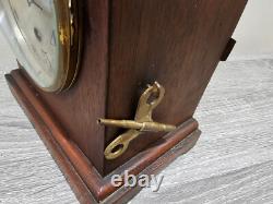WORKING! Antique Seth Thomas 8 Day Beehive Mechanical Mantel Clock 120 Movement
