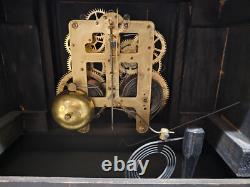WORKING! Antique Seth Thomas Adamantine Mantle Clock Mechanical