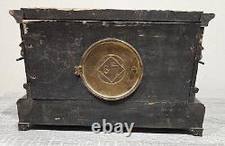 WORKS GREAT! Antique 1904 Seth Thomas Adamantine Mantle Clock Mechanical