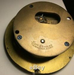 WW2 ERA Seth Thomas US Navy Boat Clock 3291