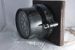 WW2 Seth Thomas Mark I US Navy 1941 Boat Clock with Bulkhead Mount & Key Bakelite