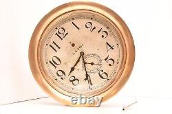 WWI US NAVY 8.5 Dial SETH THOMAS SHIPS PILOT HOUSE CLOCK CHELSEA KEY