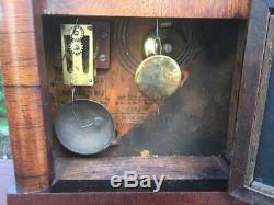 Waterbury Tall Beehive Antique Shelf Clock 8-Day