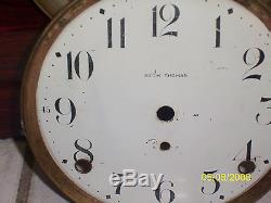 Working 1916 Seth Thomas adamatine mantle bim bam clock Nice! Free Shipping