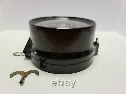 Working 1941 WWII U. S. NAVY Seth Tomas Bakelite Porthole Naval Ship Mark 1 Clock